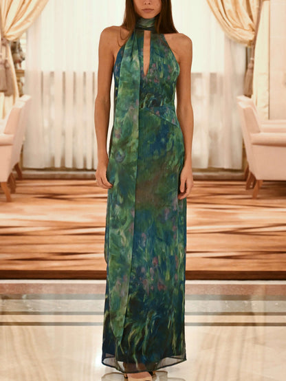 Monet Irises Gown
