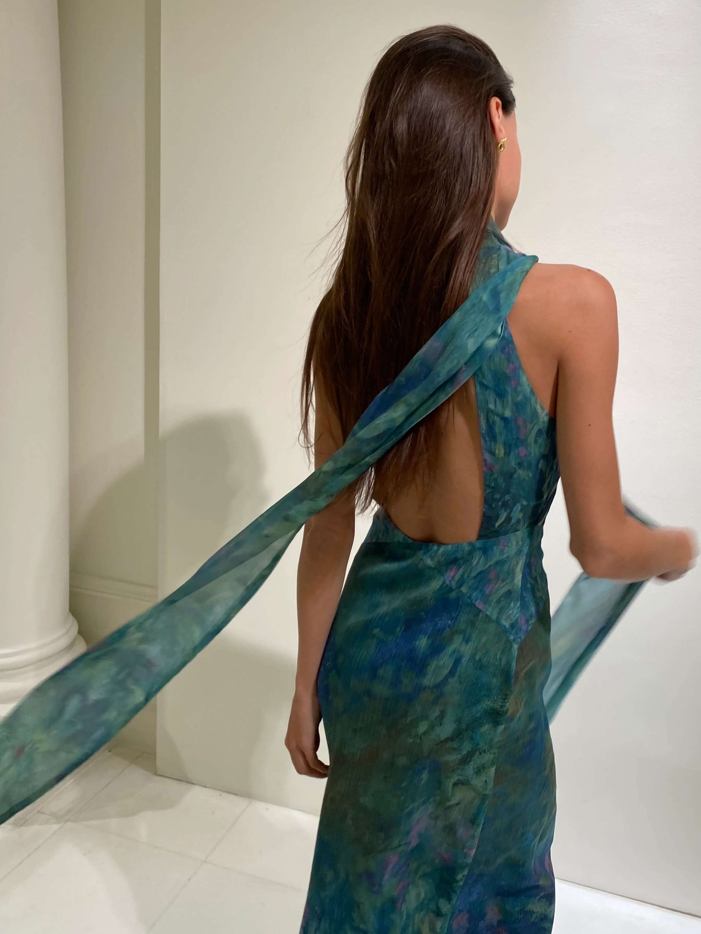 Monet Irises Gown
