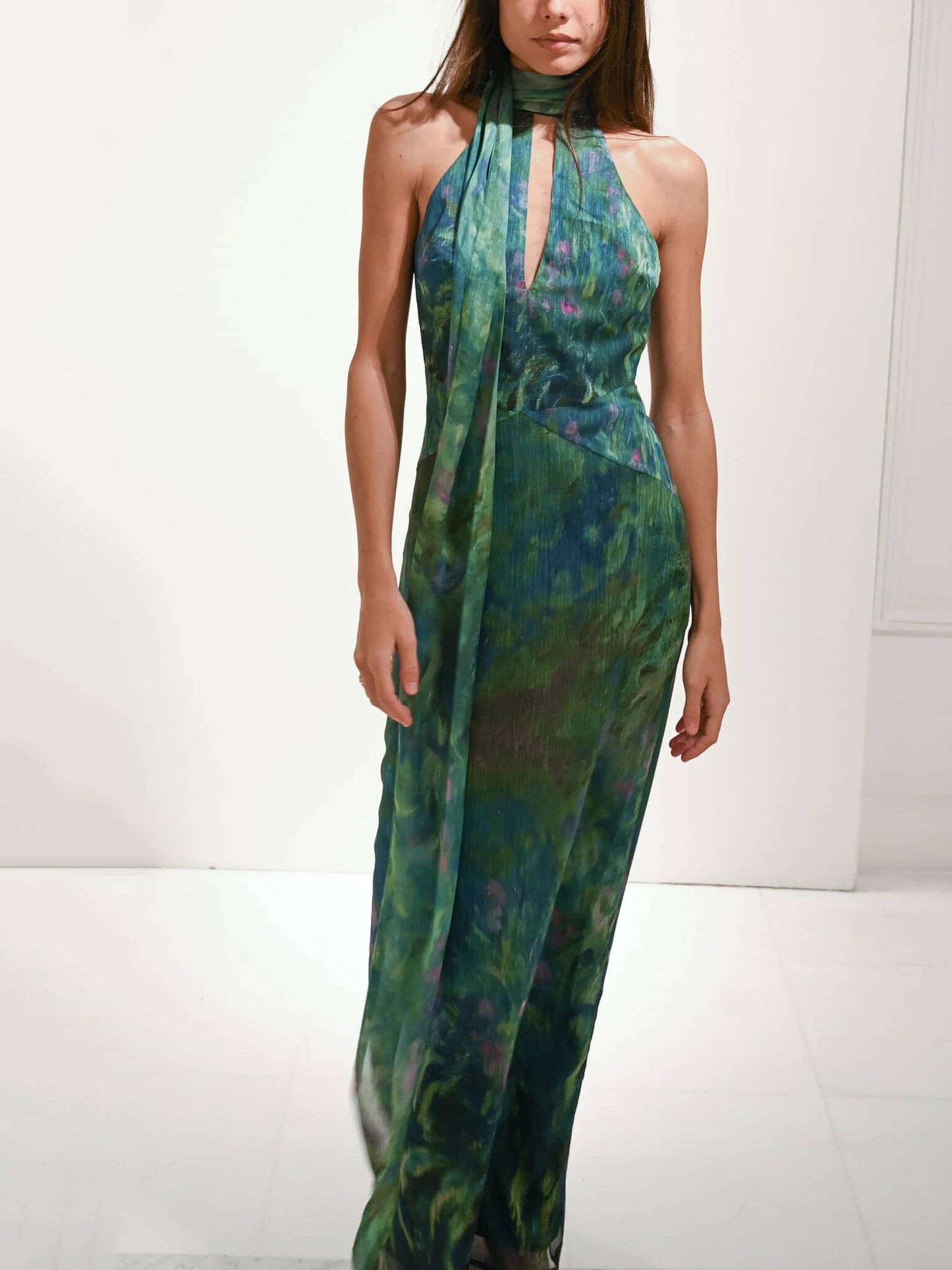 Monet Irises Gown