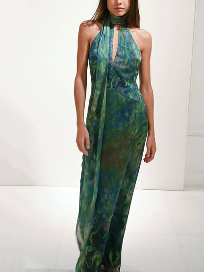 Monet Irises Gown