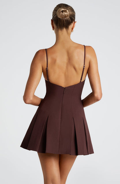 Rory Mini Dress - Taupe